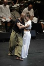 Trommelsprachen – Languages of Drums gastiert im Rahmen des Festival ACHT BRÜCKEN/Musik für Köln in der Philharmonie Köln (&copy; Thomas Brill)
